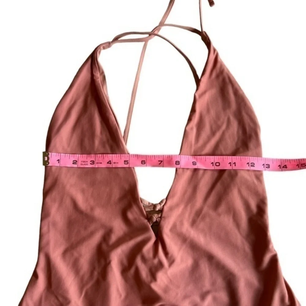 B. Swim Lush Plunge Space One Piece Swimsuit Size L